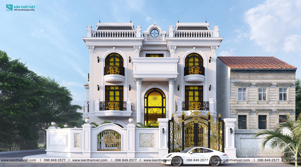 Thiết kế biệt thự cổ điển (1)