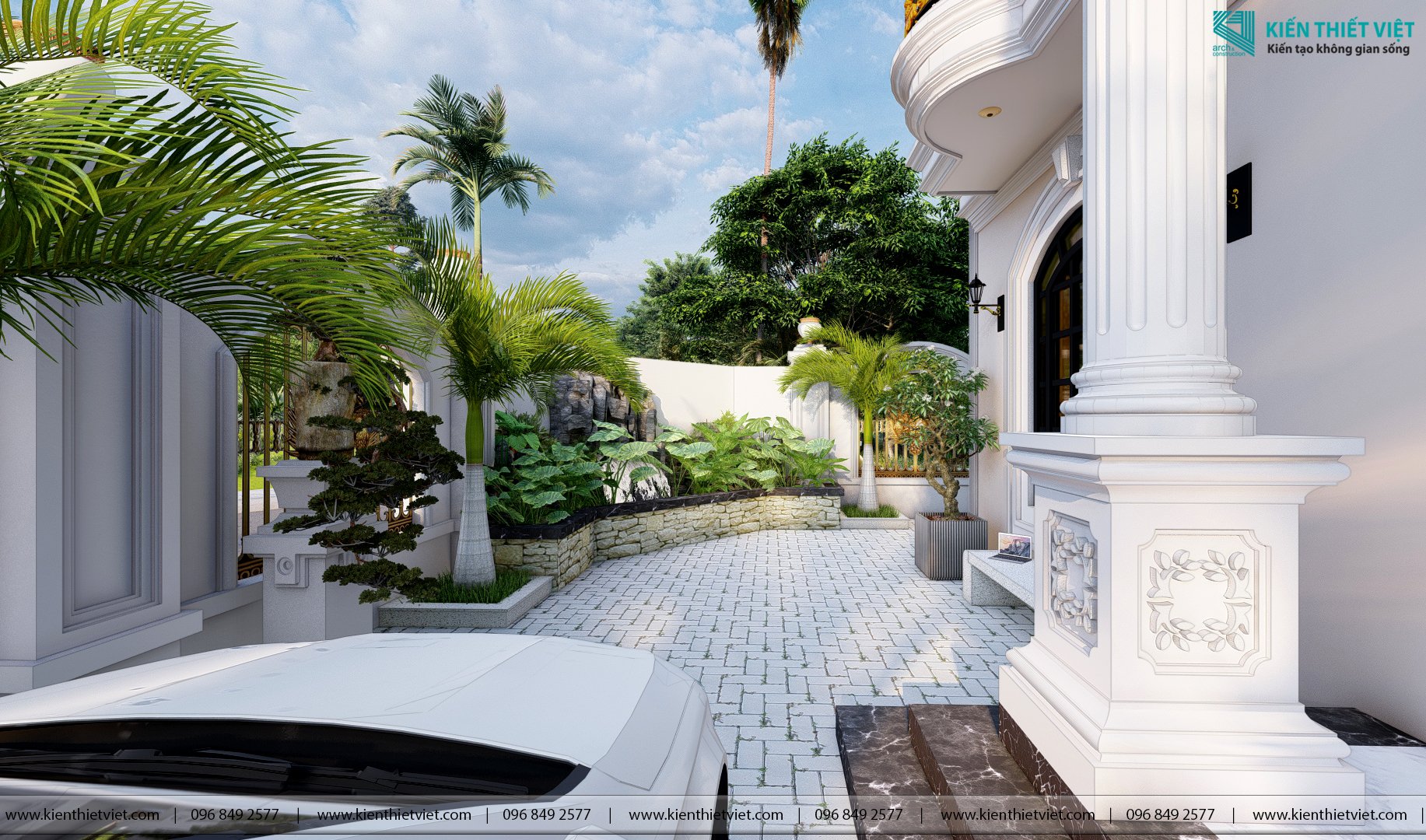 Thiết kế biệt thự cổ điển (8)