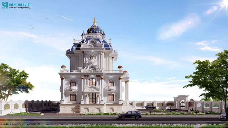 Thiết kế biệt thự cổ điển châu âu (8)