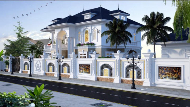 Mẫu thiết kế tân cổ điển 2 tầng kiểu Pháp (6)