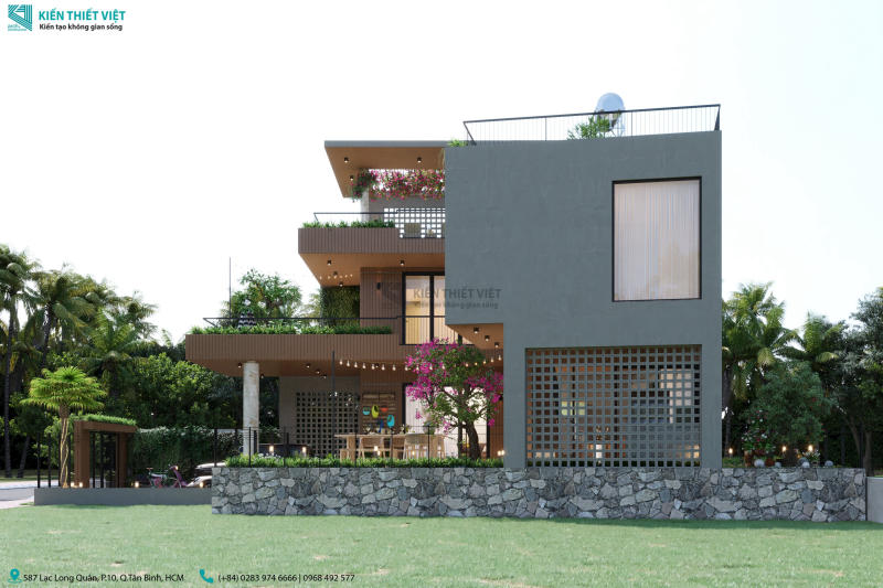 Thiết kế biệt thự hiện đại 230m2 (5)