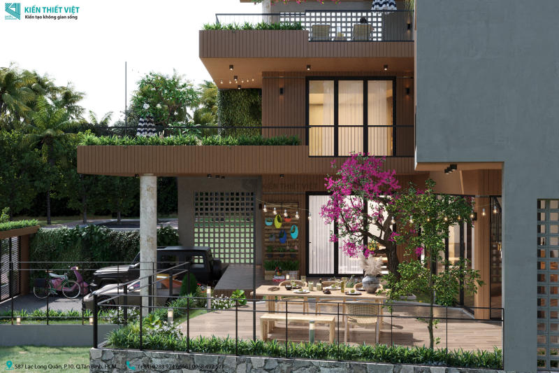 Thiết kế biệt thự hiện đại 230m2Thiết kế biệt thự hiện đại 230m2 (6)