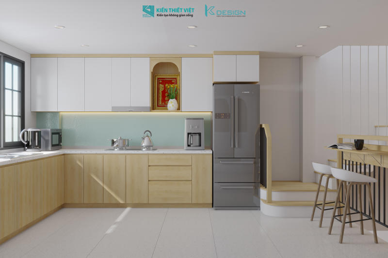 Thiết kế phòng khách bếp (11)