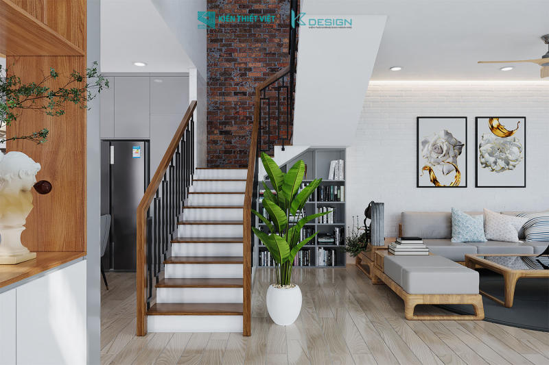Thiết kế nội thất phòng khách + bếp (11)