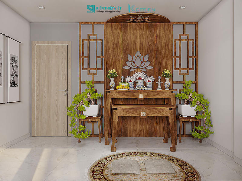 Thiết kế nội thất phòng thờ (21)