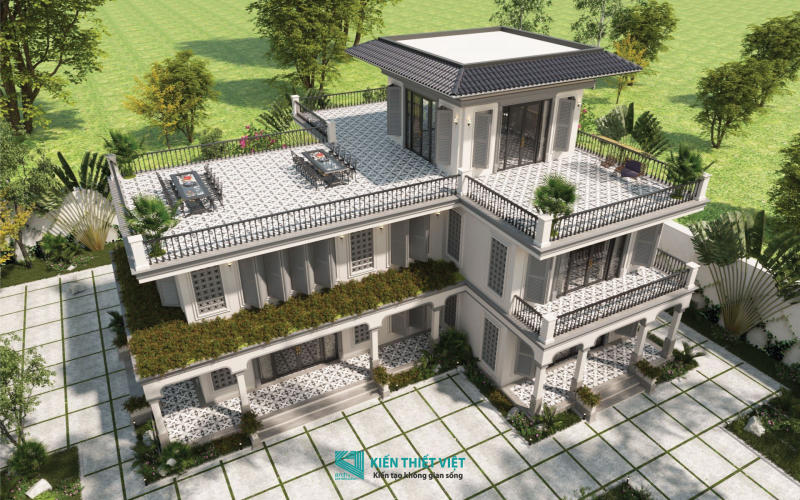 Dự án biệt thự N Villa phong cách Indochine mang đậm nét Á Đông (1)