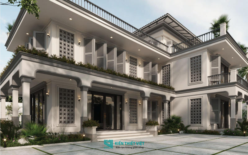 Dự án biệt thự N Villa phong cách Indochine mang đậm nét Á Đông (5)
