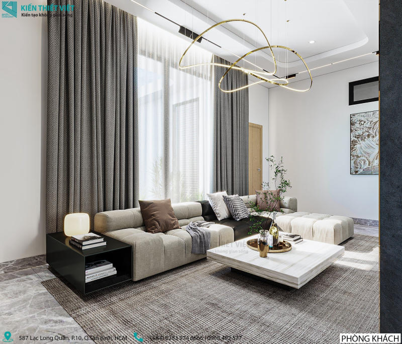 Thiết kế nội thất phòng khách (8)