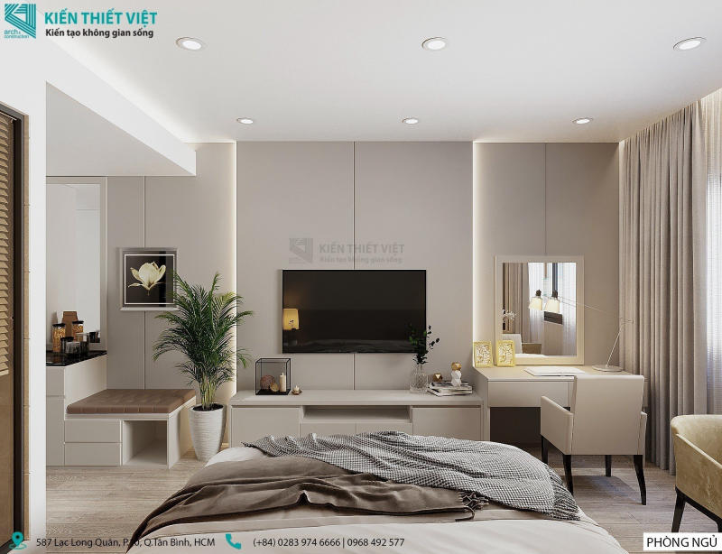 Thiết kế nội thất phòng khách sạn (5)