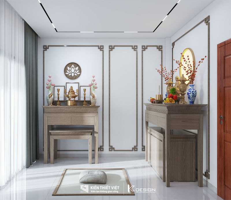 Thiết kế nội thất phòng thờ (19)