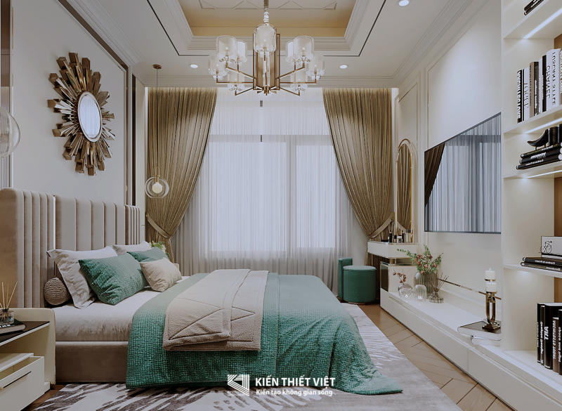 Thiết kế nội thất căn hộ tân cổ điển Phú Mỹ Hưng (7)