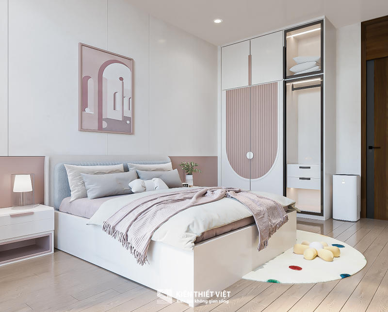 Thiết kế nội thất phòng ngủ – Nội thất phòng ngủ bé gái (20)