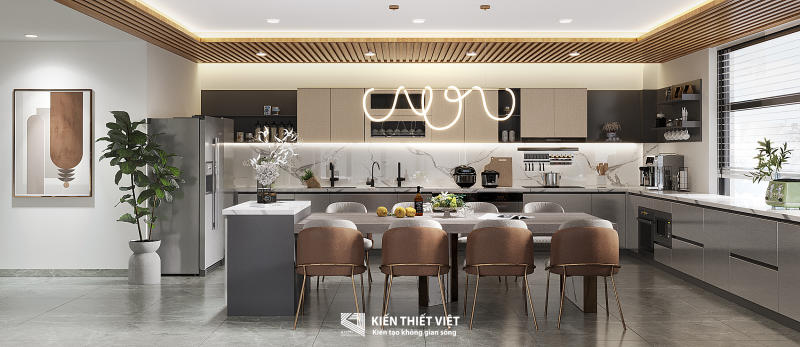 Thiết kế nội thất phòng bếp – Nội thất phòng bếp trệt (5)