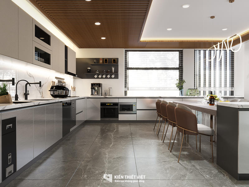 Thiết kế nội thất phòng bếp – Nội thất phòng bếp trệt (6)