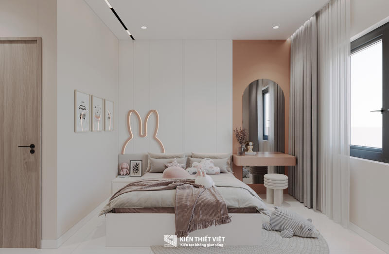 Thiết kế nội thất phòng ngủ – Phòng ngủ bé gái (24)