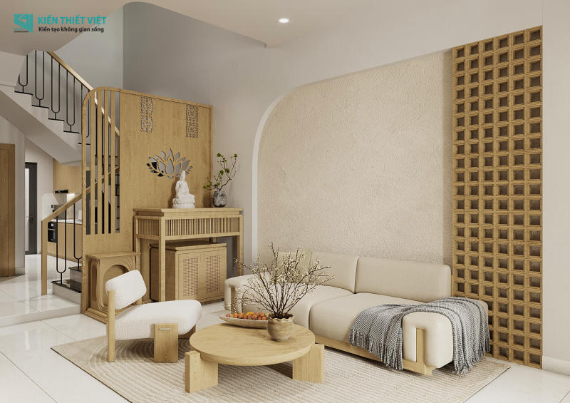 Thiết kế phòng khách bếp (4)