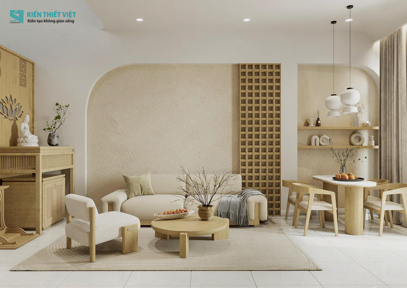 Thiết kế phòng khách bếp (1)