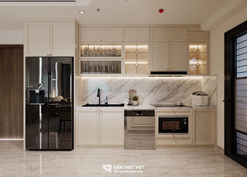 Thiết kế nội thất phòng khách bếp (5)