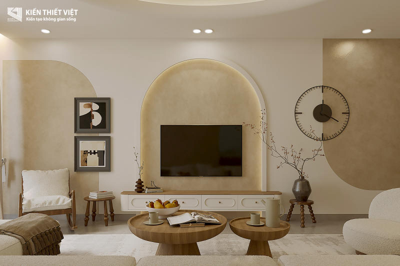 Thiết kế nội thất phòng khách – bếp (3)