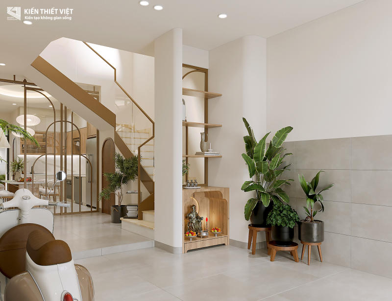 Thiết kế nội thất phòng khách – bếp (8)