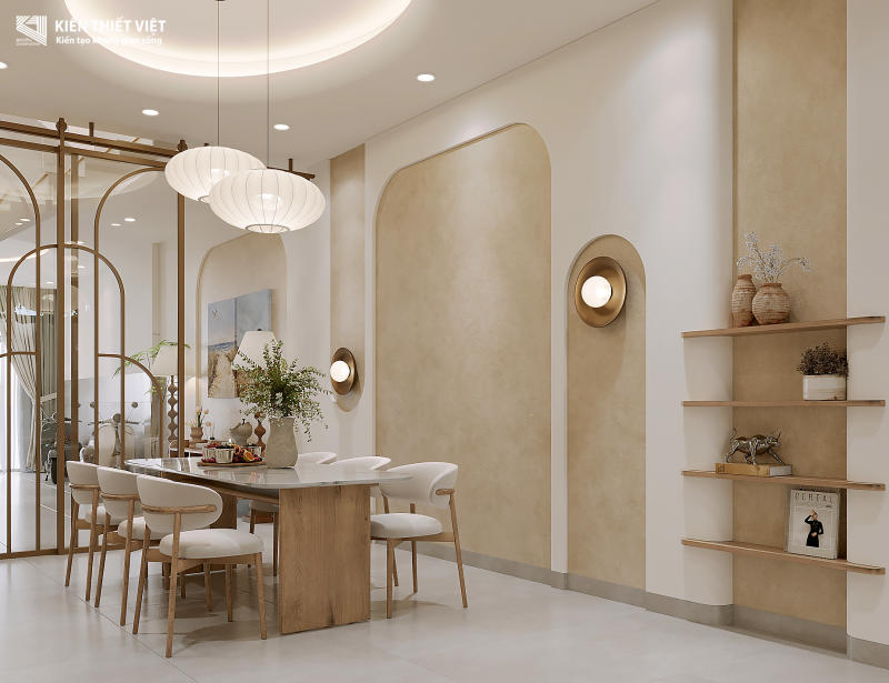 Thiết kế nội thất phòng khách – bếp (10)
