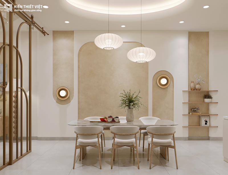 Thiết kế nội thất phòng khách – bếp (13)