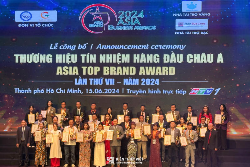 Top 10 Thương hiệu Tín nhiệm hàng đầu Châu Á 2024