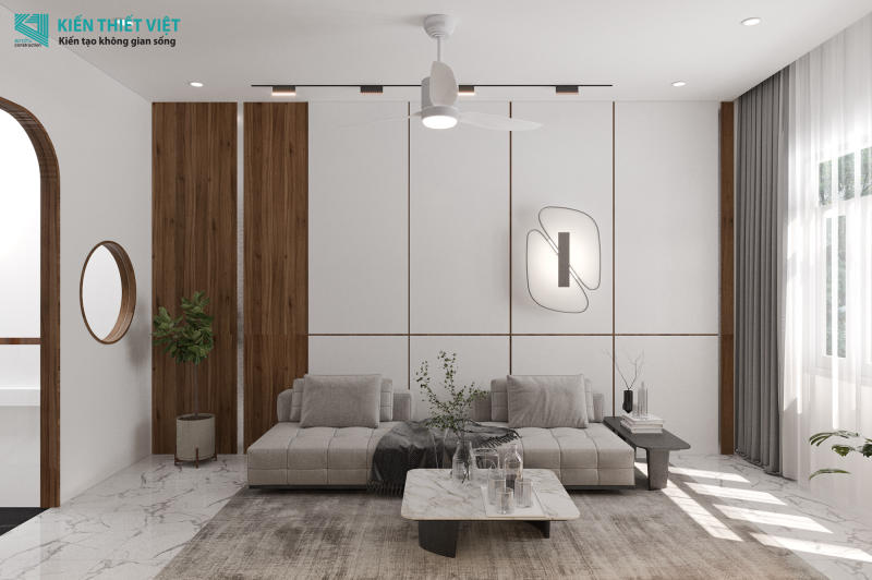 Thiết kế nội thất phòng khách – bếp (5)
