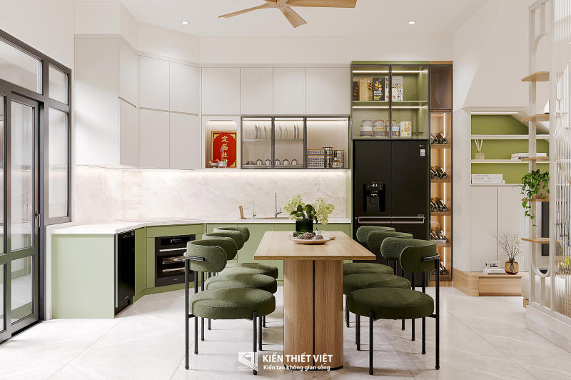 Thiết kế nội thất – Phòng khách bếp (9)