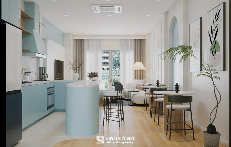 Thiết kế nội thất – Phòng khách bếp (25)
