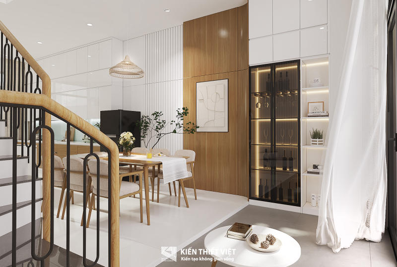Thiết kế nội thất phòng khách bếp (4)