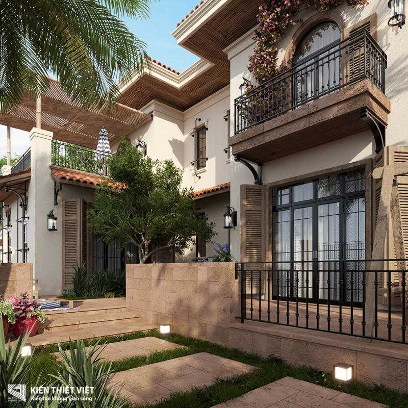 thiết kế biệt thự Santorini (Địa Trung Hải) (14)