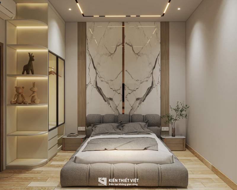 Thiết kế nội thất – Phòng ngủ master (13)
