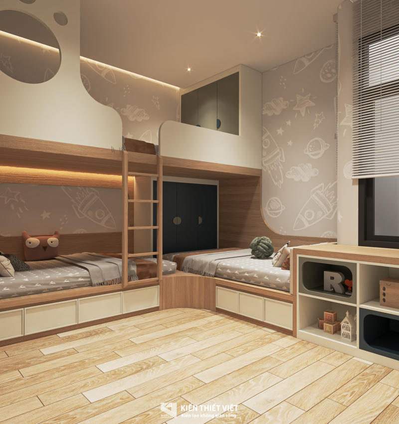 Thiết kế nội thất – Phòng ngủ bé (22)