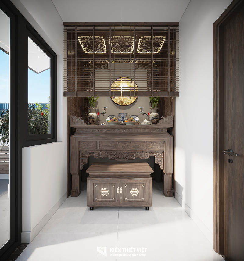 Thiết kế nội thất – Phòng thờ (24)