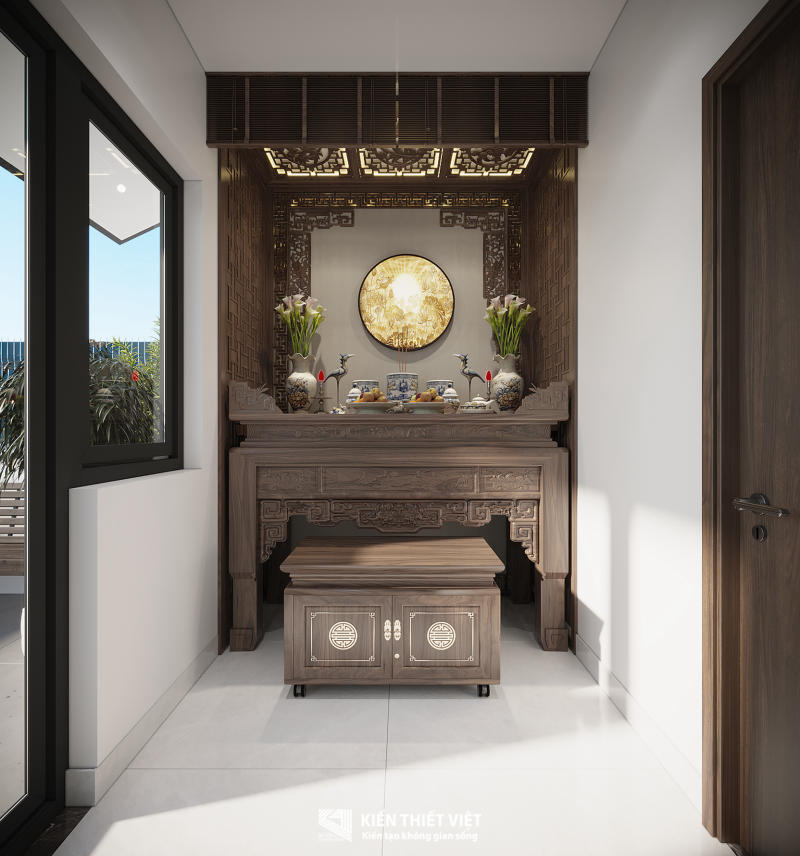 Thiết kế nội thất – Phòng thờ (23)