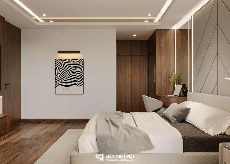 Thiết kế nội thất – Phòng ngủ master (16)