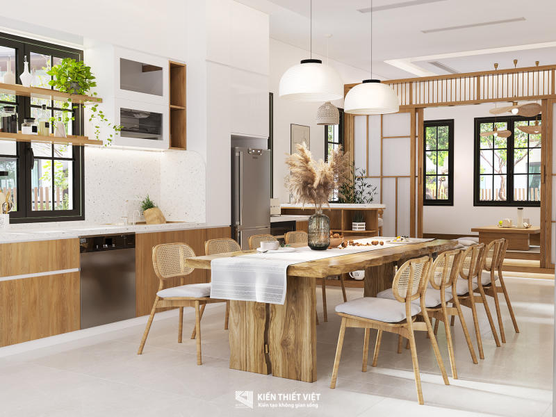 Thiết kế nội thất – Không gian phòng khách bếp (3)