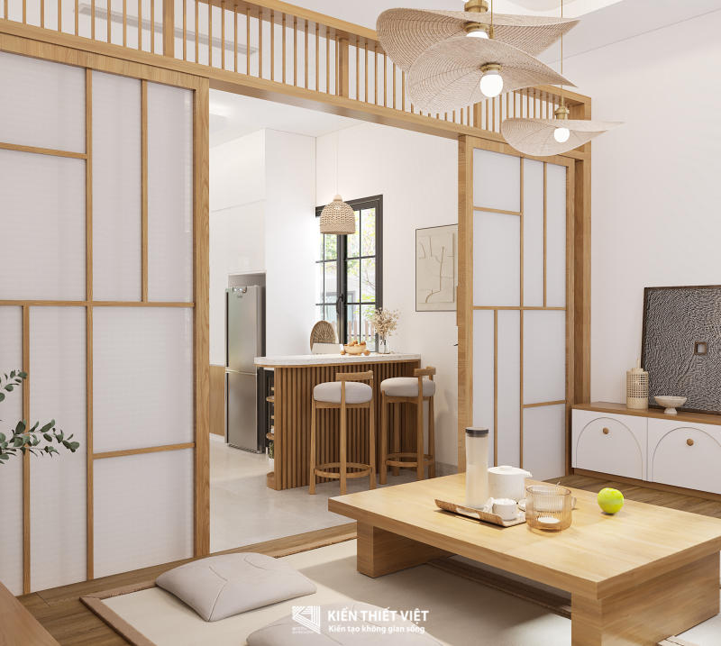 Thiết kế nội thất – Không gian phòng khách bếp (12)