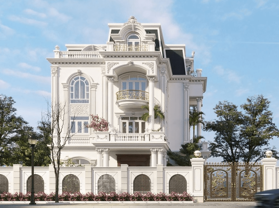 Tích hợp công nghệ thông minh trong xây dựng tường cổng nhà đẹp, hiện đại