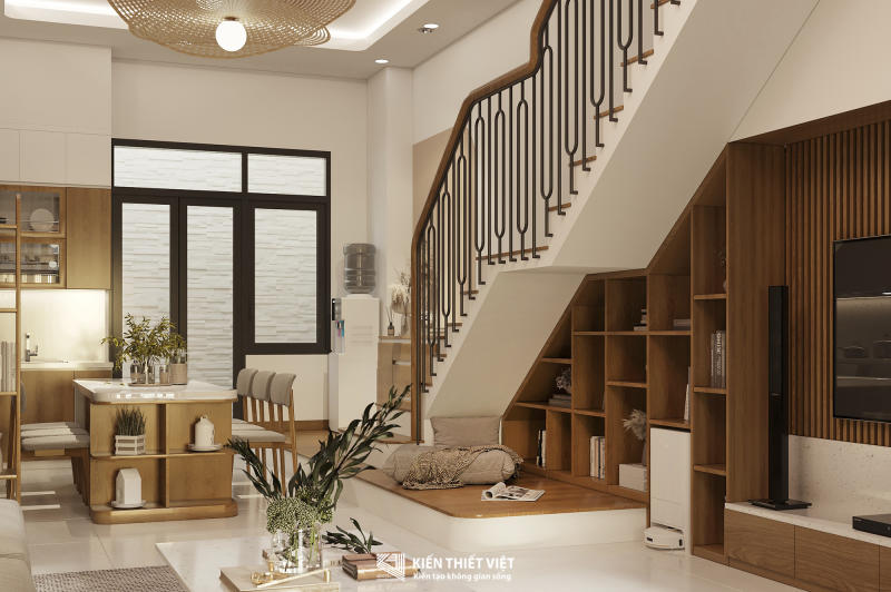 THIẾT KẾ NỘI THẤT – KHÔNG GIAN KHÁCH BẾP (7)