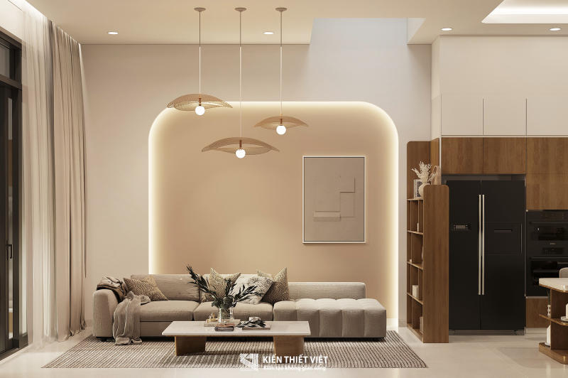 THIẾT KẾ NỘI THẤT – KHÔNG GIAN KHÁCH BẾP (5)