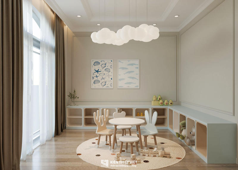 THIẾT KẾ NỘI THẤT – PHÒNG NGỦ BÉ (25)