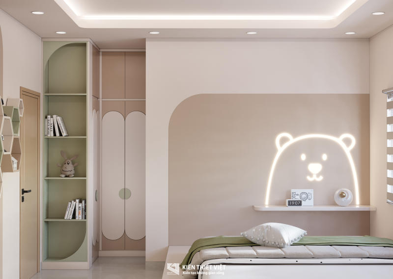 THIẾT KẾ NỘI THẤT – PHÒNG NGỦ BÉ (37)