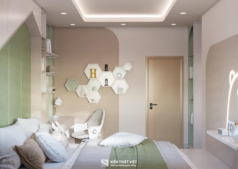 THIẾT KẾ NỘI THẤT – PHÒNG NGỦ BÉ (39)