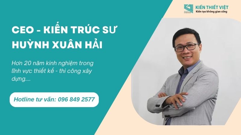 CEO Huỳnh Xuân Hải của công ty xây dựng Kiến Thiết Việt