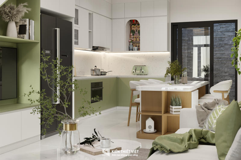THIẾT KẾ NỘI THẤT – KHÔNG GIAN KHÁCH BẾP (7)