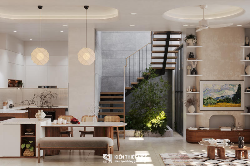 THIẾT KẾ NỘI THẤT – KHÔNG GIAN KHÁCH BẾP (9)
