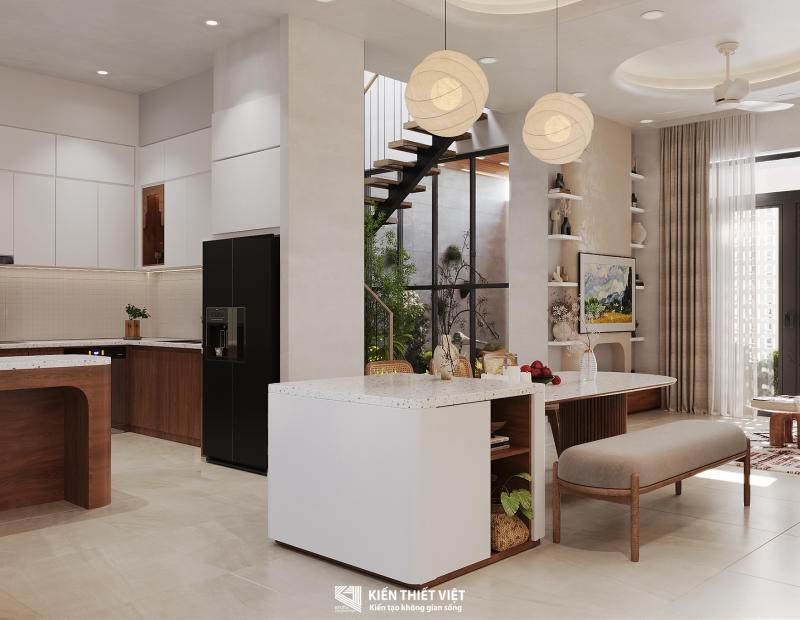THIẾT KẾ NỘI THẤT – KHÔNG GIAN KHÁCH BẾP (12)