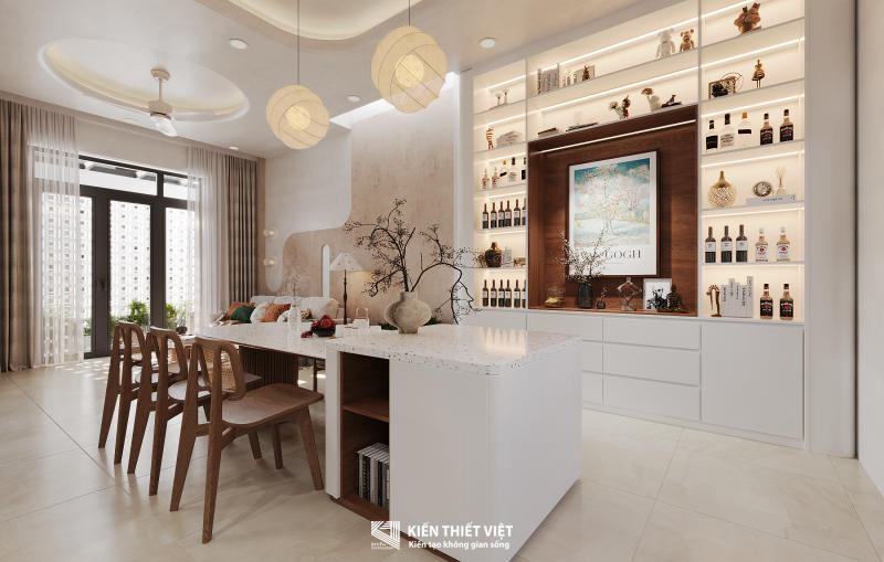 THIẾT KẾ NỘI THẤT – KHÔNG GIAN KHÁCH BẾP (11)